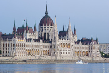 Fototapeta premium Hungarian parliament at night, Budapest
