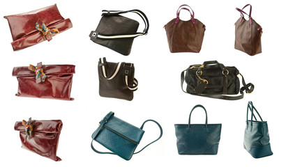 woman purse collection