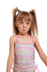 Girl wearing swimsuit