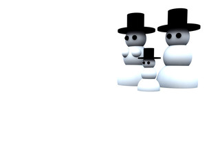Snowman Family
