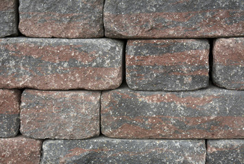 dry masonry wall detail