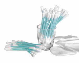 Naklejka premium cotton swabs