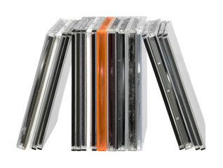upright CD jewel cases