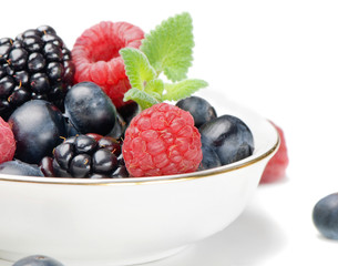 Berries isolated on white