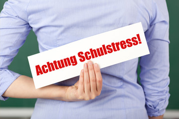 achtung schulstress