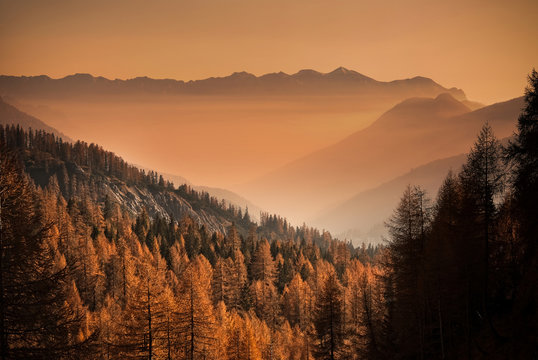 Fototapeta Vallata di San Martino di Castrozza