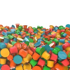 bunte Kaffeekapseln