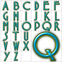 abc alphabet background babes font design