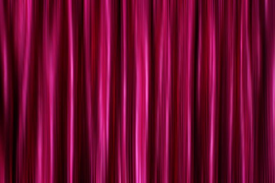 Purple silky satin curtains