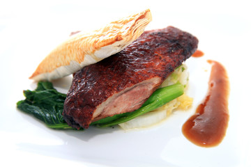 fried duck