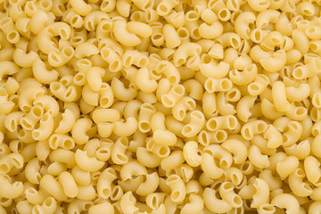 raw pasta as background