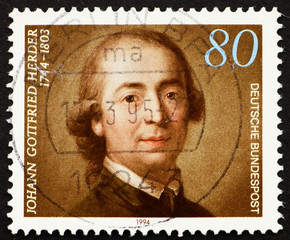 Postage stamp Germany 1994 Johann Gottfried Herder