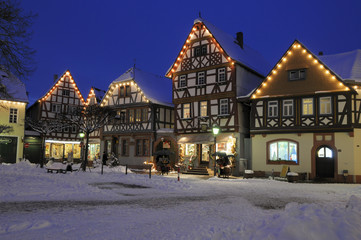 Obraz premium Weihnachten in Seligenstadt