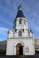 Fototapeta na wymiar New white church