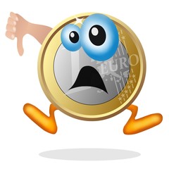 Obraz premium euro in picchiata