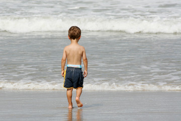 Boy at the Ocean