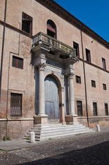 Obraz premium Prosperi-Sacrati Palace. Ferrara. Emilia-Romagna. Italy.