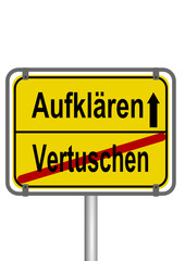 Aufklären vs Vertuschen