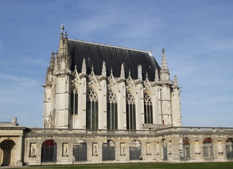 Fototapeta na wymiar Sainte-Chapelle du Château de Vincennes