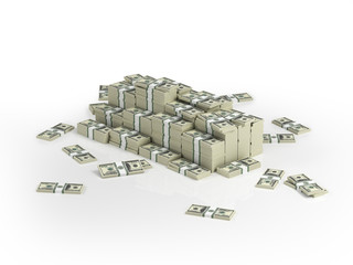 Medium heap of money