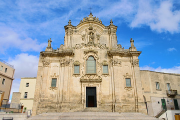 Fototapeta na wymiar Materiae Kirche San Francesco z Asyżu 01