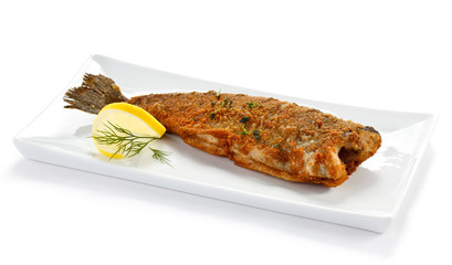 Fish dish - fried trout