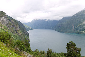 Fototapeta na wymiar Norwegian fjord.