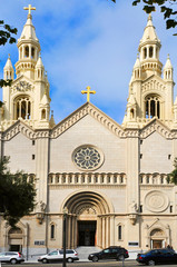Naklejka premium Saints Peter and Paul Church in San Francisco, United States