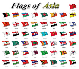 Flags of Asia