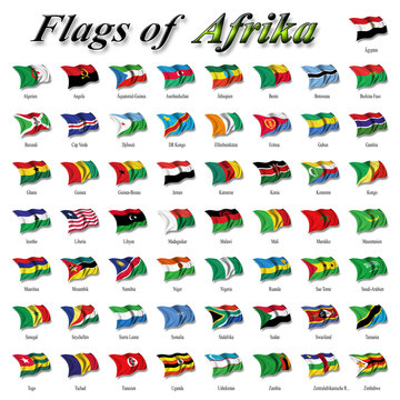Flags of Afrika