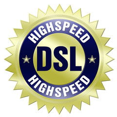 highspeed dsl button gold