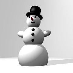 Schneemann - 3D