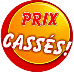 bouton prix cassés