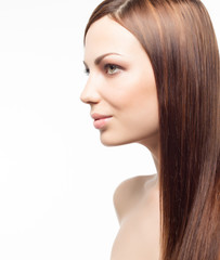 Naklejka premium woman beauty