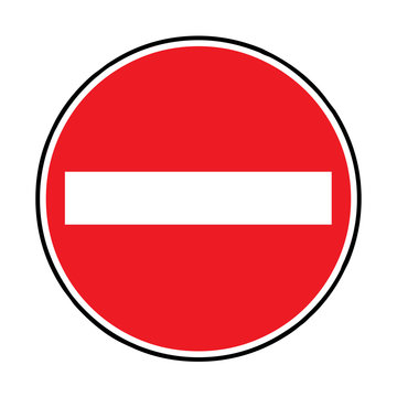 Verkehrsschild - 267 Verbot der Einfahrt