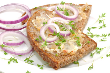 Schmalzbrot, Zwiebel