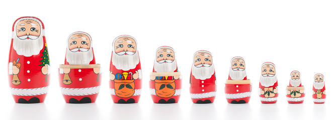 Santa Claus Russian Nesting Dolls