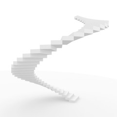 Obraz premium Staircase.abstract conceptual 3D composition
