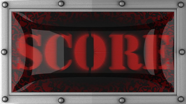 loop word on LED