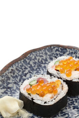 太巻き寿司イクラ載せ