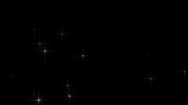 shining sparkles - glittering loopable background