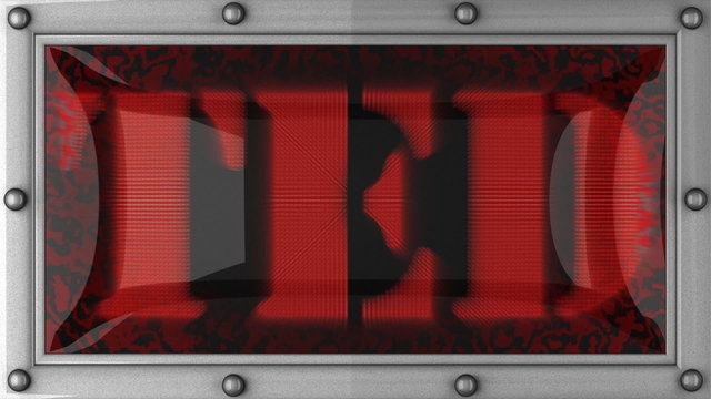 loop word on LED