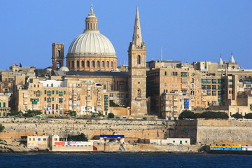 Fototapeta na wymiar Valletta historical city, Malta