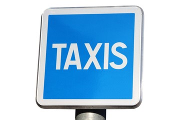 Panneau de station de taxis