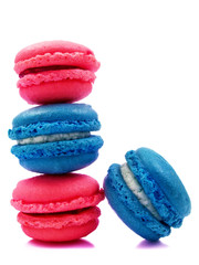 macarons fraise, menthe