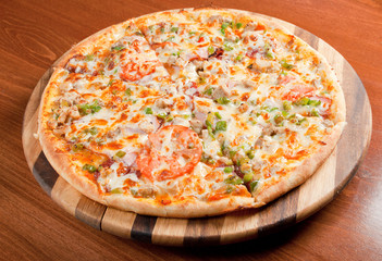 Tasty Italian pizza.Neapolitan