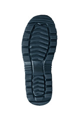 The sole of his boot