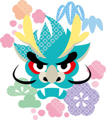 Obraz premium 年賀状2012