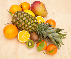 Obraz na płótnie Canvas Tropical Fruits