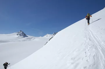 Tuinposter sci alpinismo ghiacciai Obergurgl Osterreich © SYLVIE BIGONI